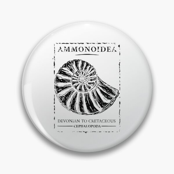 Item preview, Ammonoidea Ammonite Fossil - Vintage Linocut Paleontology designed and sold by cyareq.