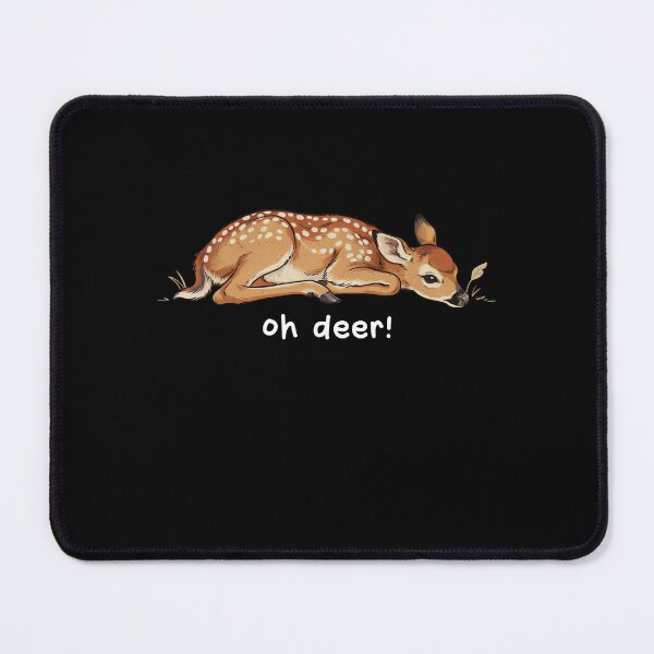 Item preview, Oh Deer Funny Fawn, Cute Sleeping Deer Pun, Woodland Animal Quote Design designed and sold by Trendvia .