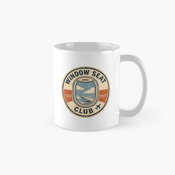 Item preview, Window Seat Club Funny Travel Aviation Official Logo #1 designed and sold by SalahBlt.