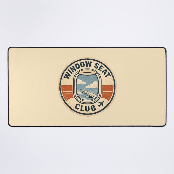 Item preview, Window Seat Club Funny Travel Aviation Official Logo #1 designed and sold by SalahBlt.