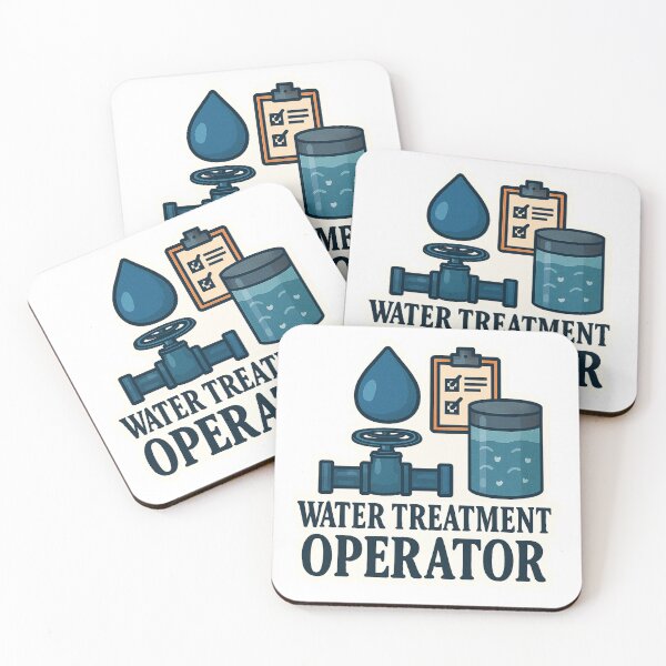 Item preview, Water Treatment Operator Logo Design designed and sold by TeeCraftTeeCo.