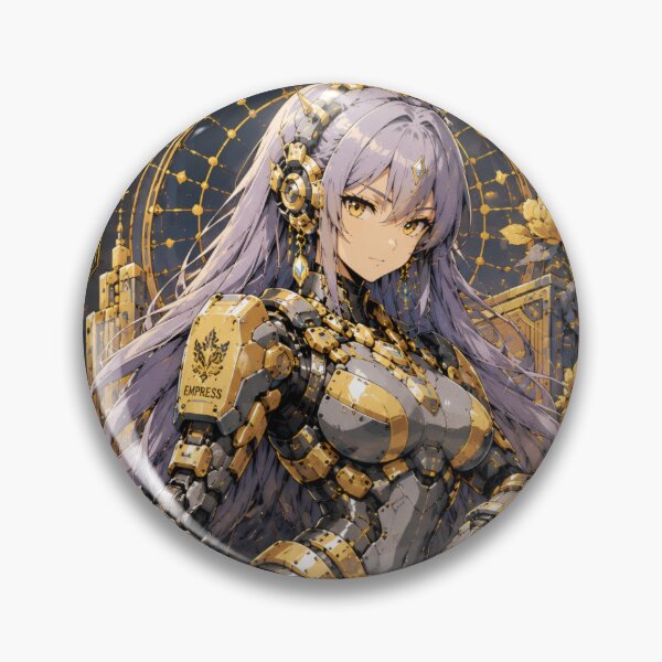 Item preview, The Empress Tarot Card – Cyberpunk Mecha Anime Girl designed and sold by Apocalyptic Art Studio.