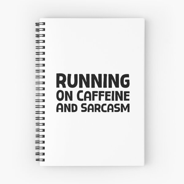 Item preview, Running On Caffeine And Sarcasm - B_1 designed and sold by AhmedHelal24795.