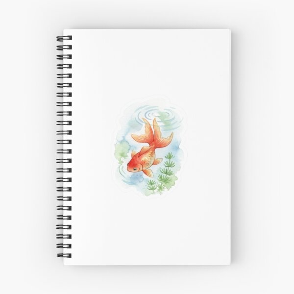 Item preview, Japanese Goldfish Watercolor Sticker | Kingyo Pond Summer Art designed and sold by asumintjapan1.