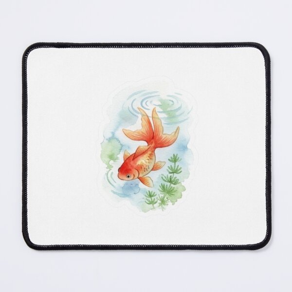 Item preview, Japanese Goldfish Watercolor Sticker | Kingyo Pond Summer Art designed and sold by asumintjapan1.