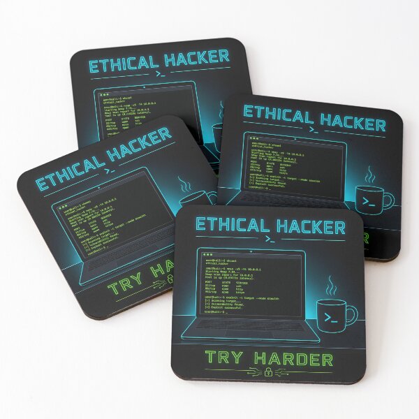 Item preview, Ethical Hacker Try Harder Cybersecurity Pentester designed and sold by ThirdShiftLab.