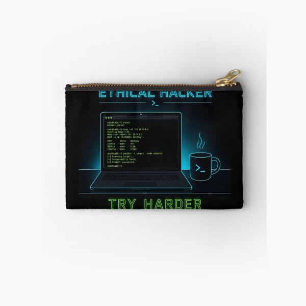Item preview, Ethical Hacker Try Harder Cybersecurity Pentester designed and sold by ThirdShiftLab.