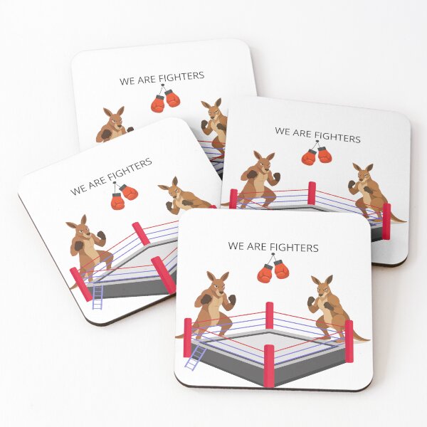 Item preview, Boxing Kangaroos Face-Off designed and sold by DidiDesignShop.