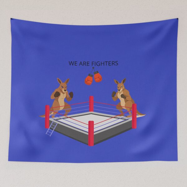 Item preview, Boxing Kangaroos Face-Off designed and sold by DidiDesignShop.