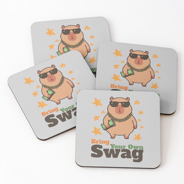 Item preview, Bring Your Own Swag Capybara designed and sold by monika-arthing.