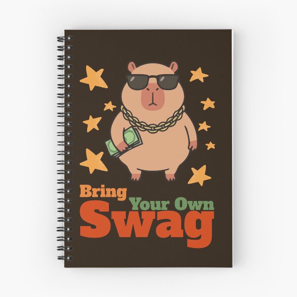 Item preview, Bring Your Own Swag Capybara designed and sold by monika-arthing.