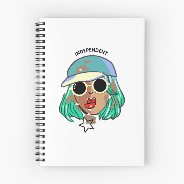 Item preview, Independent Woman – Bold Colorful Portrait designed and sold by baskamade.