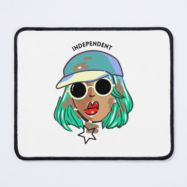 Item preview, Independent Woman – Bold Colorful Portrait designed and sold by baskamade.