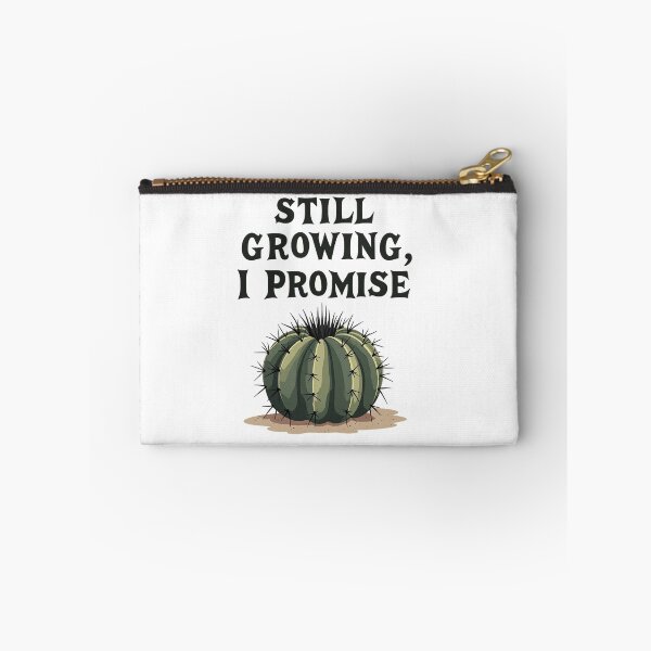 Item preview, Round cactus promising that it is still growing designed and sold by Prints by Mat.