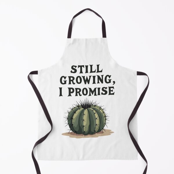 Item preview, Round cactus promising that it is still growing designed and sold by Prints by Mat.