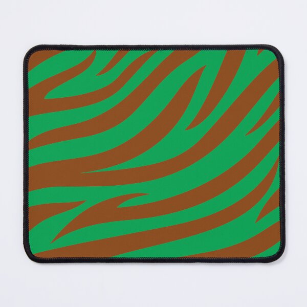Item preview, Modern Graphic Zebra Print Pattern | Green & Brown designed and sold by Frohyou.