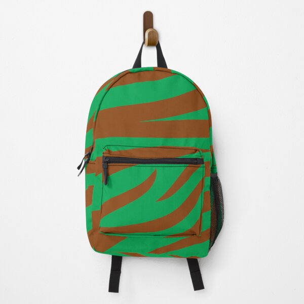 Item preview, Modern Graphic Zebra Print Pattern | Green & Brown designed and sold by Frohyou.