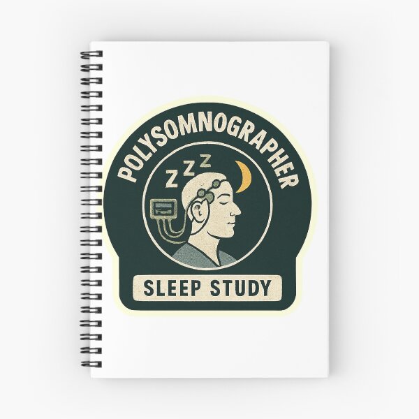 Item preview, Polysomnographer, Sleep Study Sticker Design designed and sold by TeeCraftTeeCo.