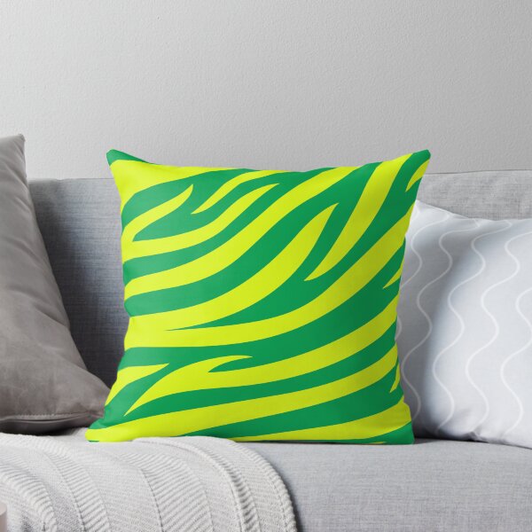 Item preview, Modern Graphic Zebra Print Pattern | Green & Chartreuse designed and sold by Frohyou.