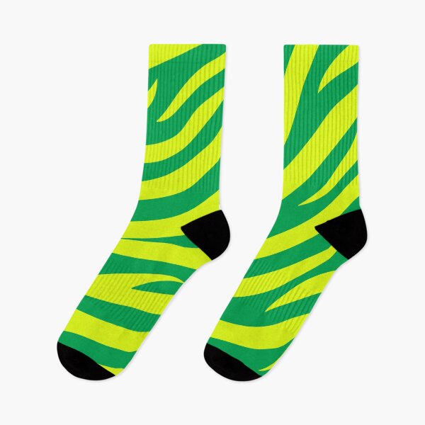 Item preview, Modern Graphic Zebra Print Pattern | Green & Chartreuse designed and sold by Frohyou.