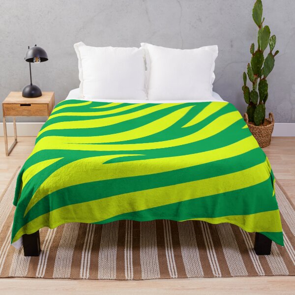 Item preview, Modern Graphic Zebra Print Pattern | Green & Chartreuse designed and sold by Frohyou.