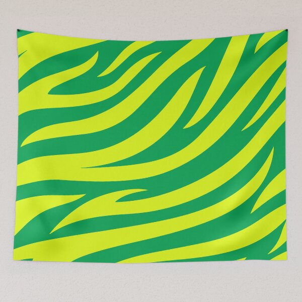 Item preview, Modern Graphic Zebra Print Pattern | Green & Chartreuse designed and sold by Frohyou.