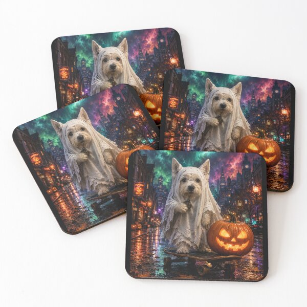 Artikelvorschau, Halloween Hund entworfen und verkauft von Starry Night Creative Art.