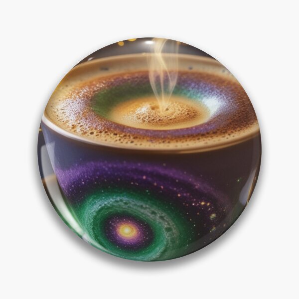 Item preview, Magical Cosmic Coffee Cup with Galaxy Design and Steaming Cappuccino. designed and sold by fbtrisha.