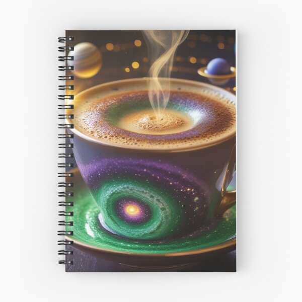 Item preview, Magical Cosmic Coffee Cup with Galaxy Design and Steaming Cappuccino. designed and sold by fbtrisha.