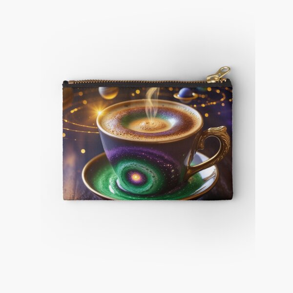 Item preview, Magical Cosmic Coffee Cup with Galaxy Design and Steaming Cappuccino. designed and sold by fbtrisha.