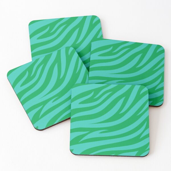 Item preview, Modern Graphic Zebra Print Pattern | Green & Teal designed and sold by Frohyou.