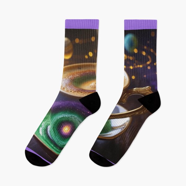 Item preview, Magical Cosmic Coffee Cup with Galaxy Design and Steaming Cappuccino. designed and sold by fbtrisha.