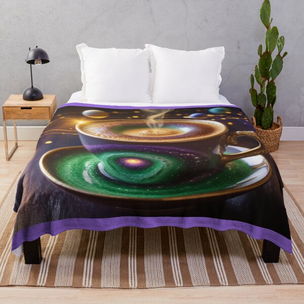 Item preview, Magical Cosmic Coffee Cup with Galaxy Design and Steaming Cappuccino. designed and sold by fbtrisha.