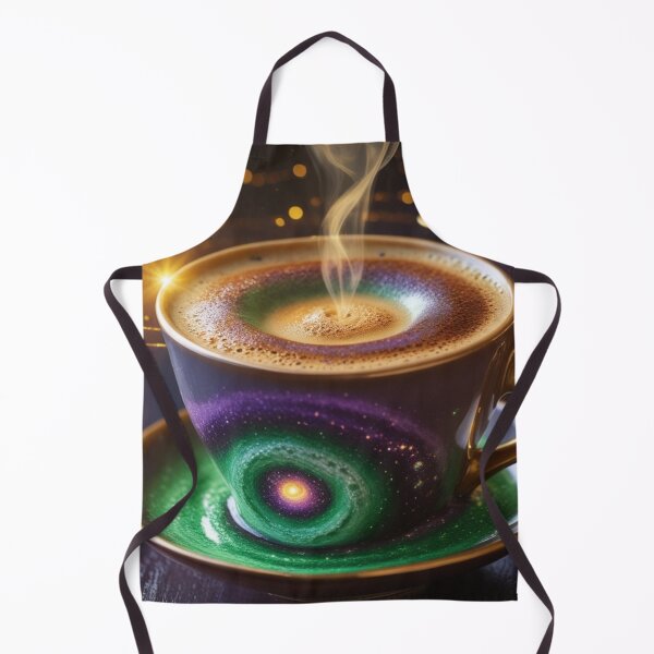 Item preview, Magical Cosmic Coffee Cup with Galaxy Design and Steaming Cappuccino. designed and sold by fbtrisha.
