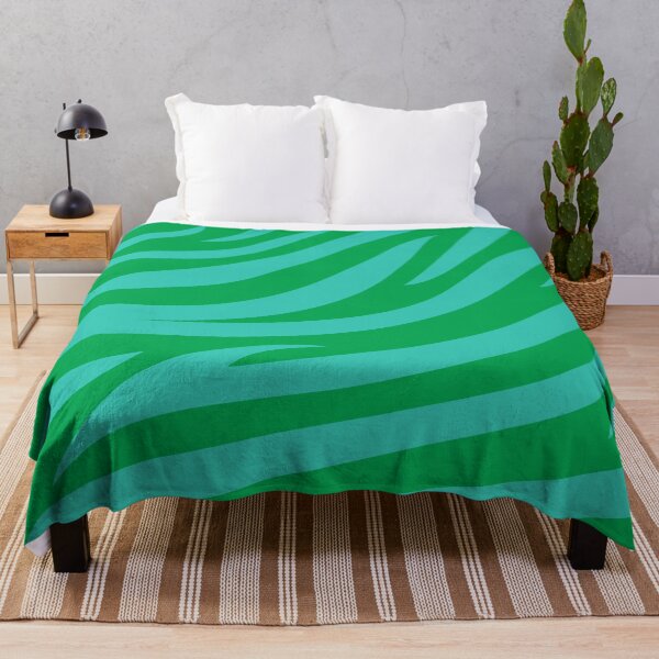 Item preview, Modern Graphic Zebra Print Pattern | Green & Teal designed and sold by Frohyou.