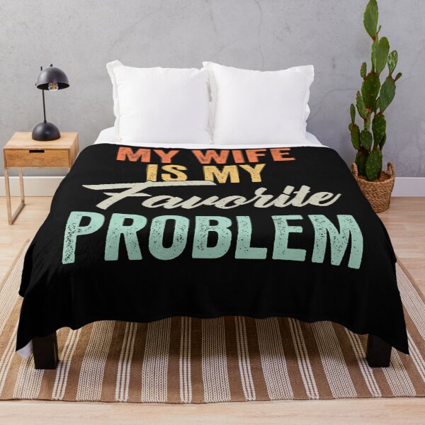 Item preview, My Wife Is My Favorite Problem Funny Vintage designed and sold by JamesCrArt.