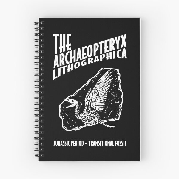 Item preview, Archaeopteryx Lithographica Skeleton Fossil - Linocut Paleontology designed and sold by cyareq.