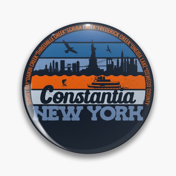 Item preview, Constantia New York Sunset Retro Vintage Local Pride Logo designed and sold by CRHPOD20.