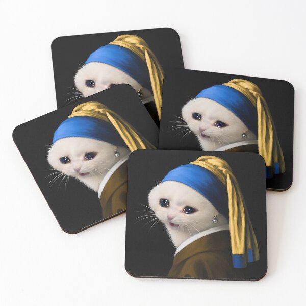 Item preview, Kitten with a Pearl Earring designed and sold by AtlasMuseum.