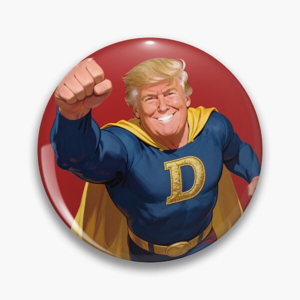 Item preview, A caricature of Donald Trump as a superhero! designed and sold by Alan-David.