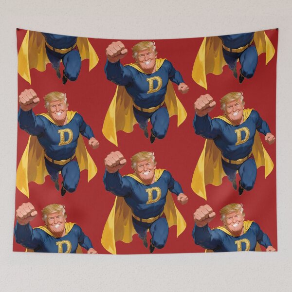 Item preview, A caricature of Donald Trump as a superhero! designed and sold by Alan-David.