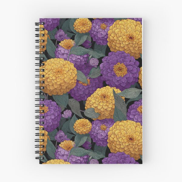 Item preview, Minimalistic Zinnia Flower - Botanical Garden Pattern - Retirement Gifts designed and sold by RoyalStarsPatts.