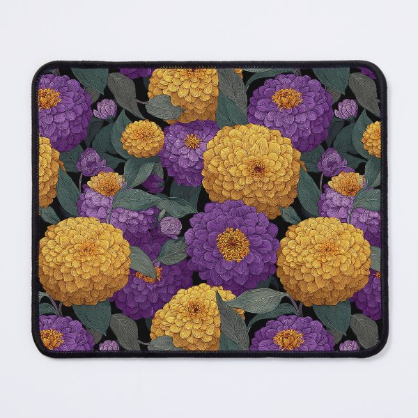 Item preview, Minimalistic Zinnia Flower - Botanical Garden Pattern - Retirement Gifts designed and sold by RoyalStarsPatts.