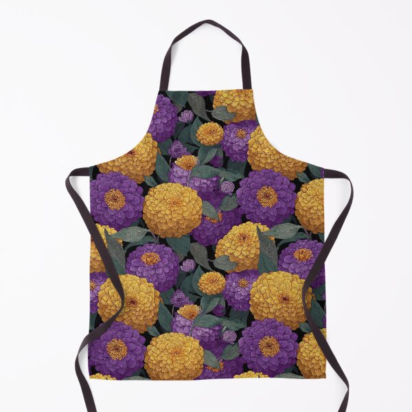 Item preview, Minimalistic Zinnia Flower - Botanical Garden Pattern - Retirement Gifts designed and sold by RoyalStarsPatts.