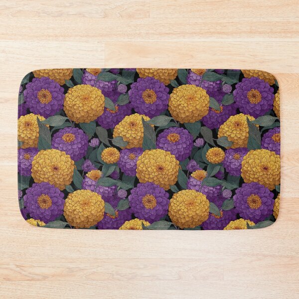 Item preview, Minimalistic Zinnia Flower  - Botanical Garden Pattern - Retirement Gifts designed and sold by RoyalStarsPatts.