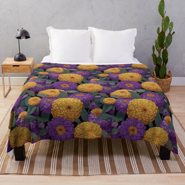 Item preview, Minimalistic Zinnia Flower - Botanical Garden Pattern - Retirement Gifts designed and sold by RoyalStarsPatts.