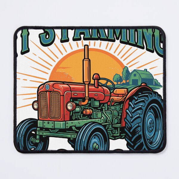 Item preview, Vintage Tractor Farm Machine T-Shirt – Funny Farmer Life Retro Agriculture Design designed and sold by Mahilis.
