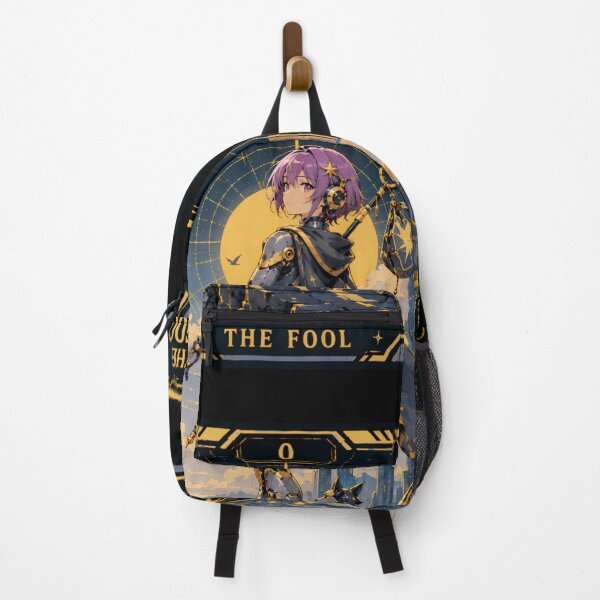 Item preview, The Fool Tarot Card – Cyberpunk Mecha Anime Girl designed and sold by Apocalyptic Art Studio.
