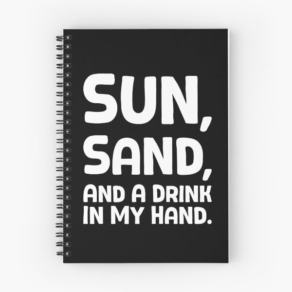 Item preview, Sun, Sand, And A Drink In My Hand - W_1 designed and sold by AhmedHelal24795.