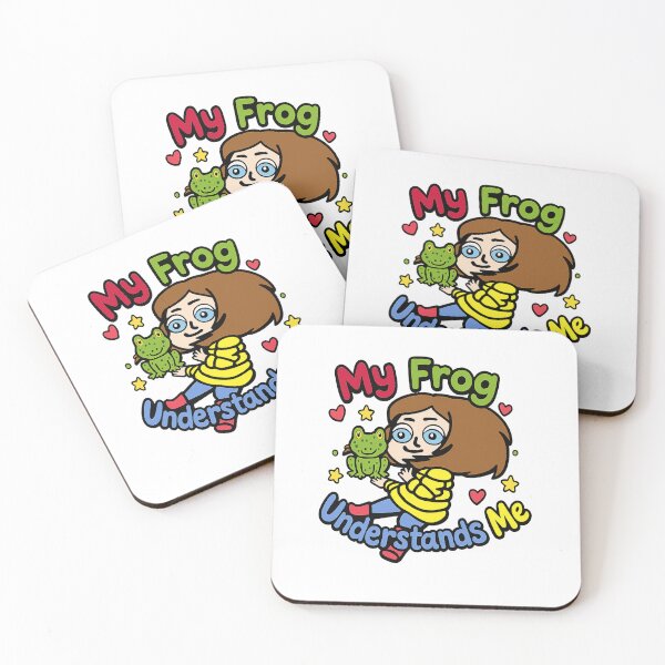 Item preview, Girl and Frog designed and sold by Mother Daughter Drawings .